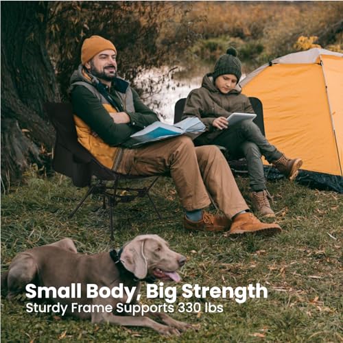 MISSION MOUNTAIN UltraPort Portable Camping Chair - Black