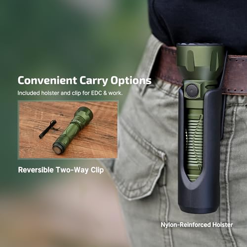 OLIGHT Javelot Rechargeable Tactical Flashlight, 1,350 Lumens