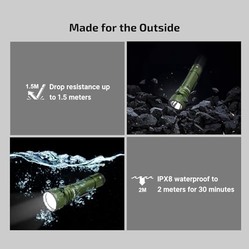 OLIGHT Javelot Rechargeable Tactical Flashlight, 1,350 Lumens