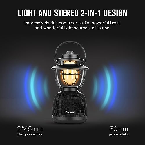 OLIGHT Olantern Rechargeable Lantern Lamp with Bluetooth Speakers