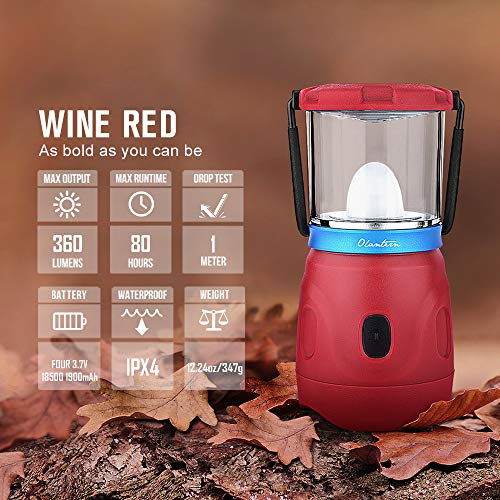 OLIGHT Olantern 360 Lumens Rechargeable LED Camping Lantern