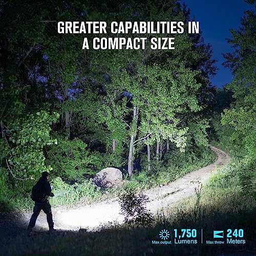 OLIGHT Warrior Mini3 Tactical Flashlight, 1750 Lumens, Rechargeable