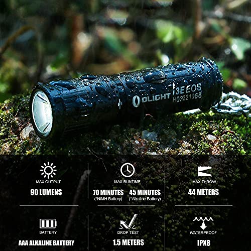 OLIGHT 90 Lumens i3E EOS Compact Camping Keychain