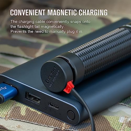 OLIGHT Warrior Mini3 Tactical Flashlight, 1750 Lumens, Rechargeable