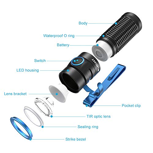 OLIGHT Baton3 - 1200 Lumens Rechargeable EDC Flashlight