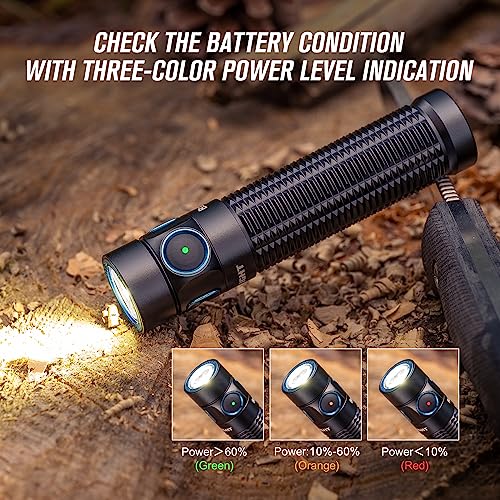OLIGHT Baton3 Pro: Rechargeable Compact Pocket Flashlight for Camping