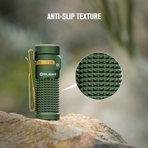 OLIGHT Baton4 Rechargeable EDC Flashlight, 1300 Lumens