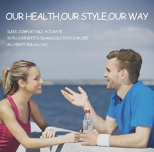 Unisex Smart Ring Health Tracker, Sleep, Heart Rate, Temperature