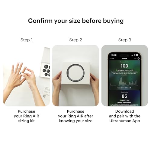 ULTRAHUMAN Ring AIR - Smart Ring, Sleep & Fitness Tracker