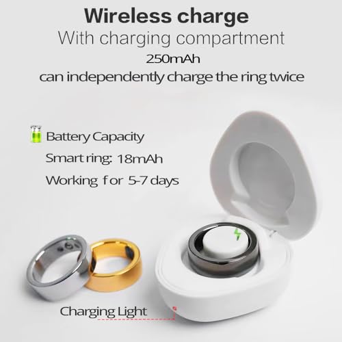 Gold Smart Ring Health & Fitness Tracker App