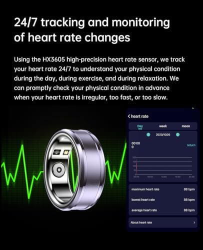 Smart Ring Pedometer Bluetooth Activity Tracker Sleep Monitor IP68 Purple