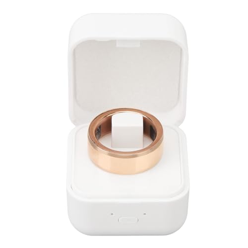 Rose Gold Smart Ring Health Tracker with Charger Suit