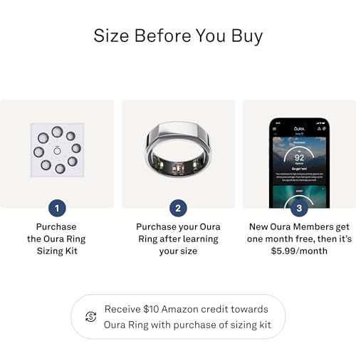 Oura Ring Gen3 Heritage - Silver - Size 10