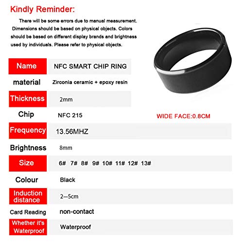 Waterproof NFC Smart Ring with All-Round Sensing Technology