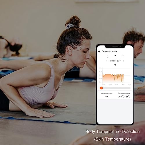 banapoy Health Tracker Smart Ring with Bluetooth Technology