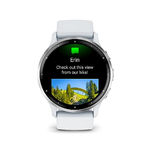 Garmin Venu 3 AMOLED Smartwatch with Whitestone Case