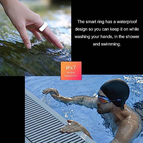 banapoy Health Tracker Smart Ring with Bluetooth Technology