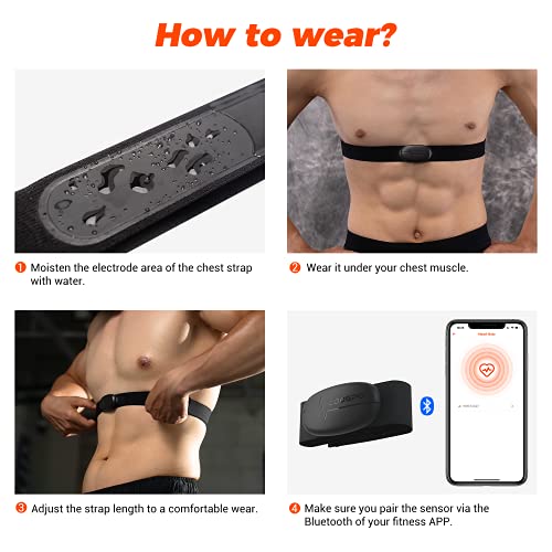 COOSPO H6M Bluetooth Heart Rate Monitor Chest Sensor