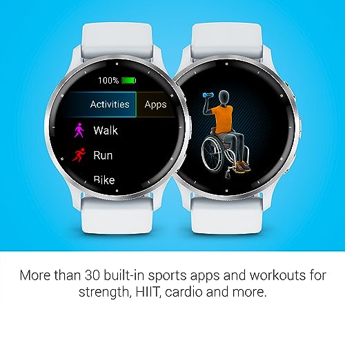 Garmin Venu 3 AMOLED Smartwatch with Whitestone Case