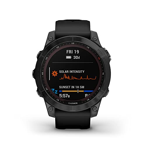 Garmin fenix 7 Sapphire Solar Adventure Smartwatch, Touchscreen Black