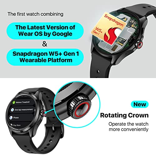 Men's Ticwatch Pro 5 Smartwatch - Health Tracking, GPS