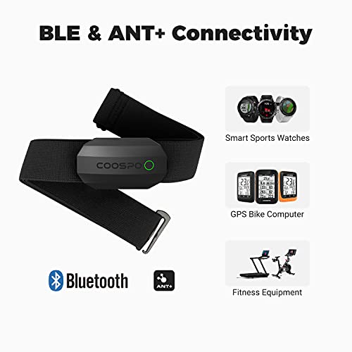 COOSPO Bluetooth Heart Rate Monitor Chest Strap for Sports