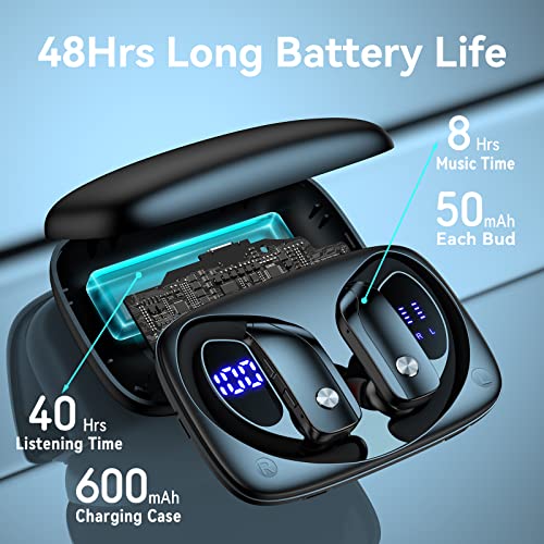 bmani Wireless Earbuds Sport Earphones LED Display