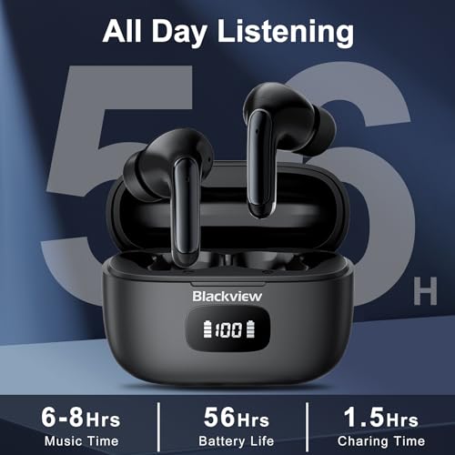 Blackview Wireless Earbuds Bluetooth 5.3 TWS Sports Earbuds