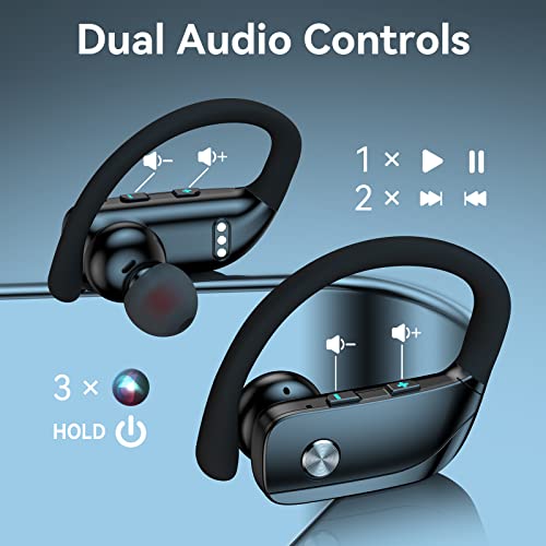 bmani Wireless Earbuds Sport Earphones LED Display