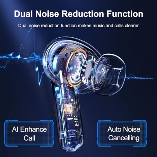 Blackview Wireless Earbuds Bluetooth 5.3 TWS Sports Earbuds