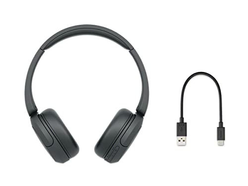 Sony Bluetooth On-Ear Headphones with Microphone, Black