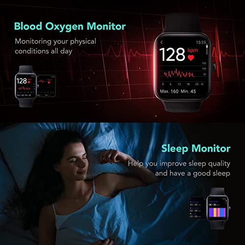 SKG Smart Watch Fitness Tracker Health Monitor 5ATM