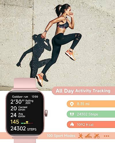 TOOBUR Women's Smart Watch with Alexa, Fitness Tracker