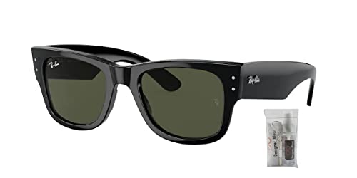 Ray-Ban RB0840SF 52MM Black/Green Sunglasses + Designer Kit