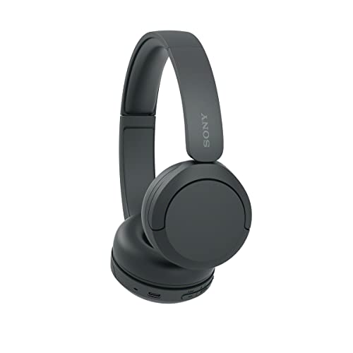Sony Bluetooth On-Ear Headphones with Microphone, Black