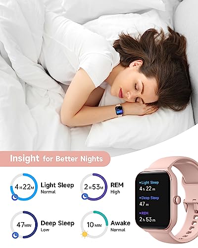 TOOBUR Women's Smart Watch with Alexa, Fitness Tracker