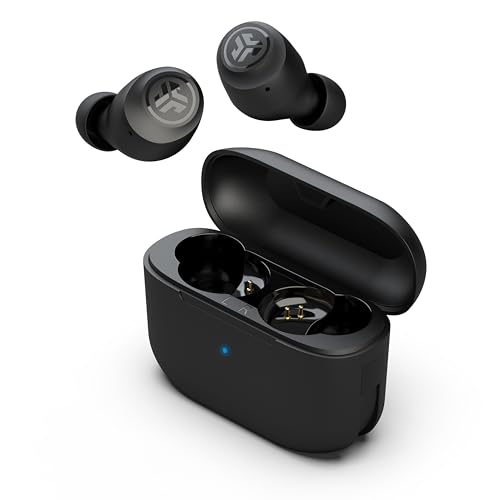 Black JLab Go Air Pop Wireless Earbuds, IPX4