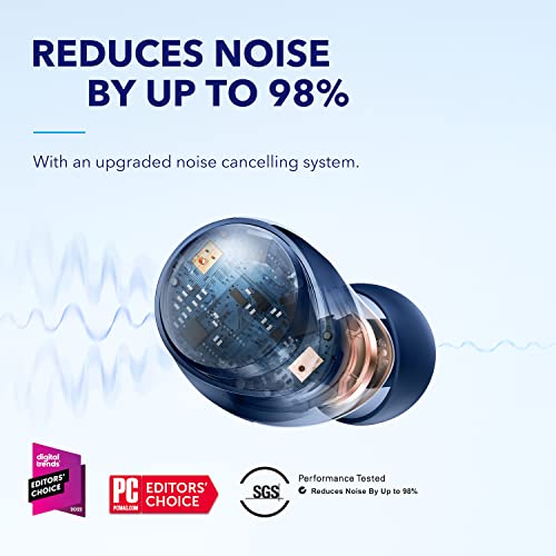 Anker Soundcore Space A40 ANC Wireless Earbuds Blue