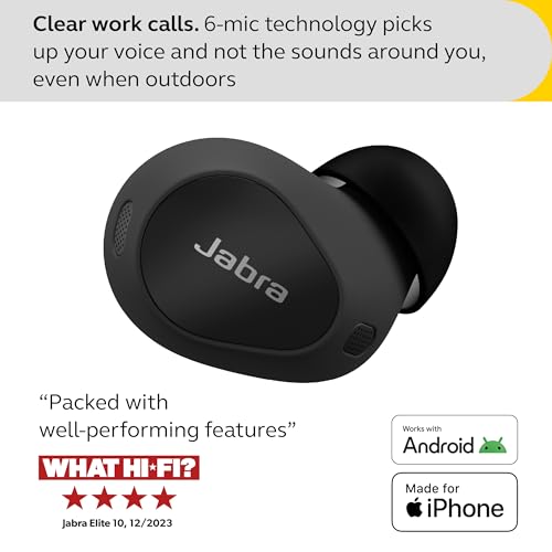 Jabra Elite 10 True Wireless Earbuds - Active Noise Canceling
