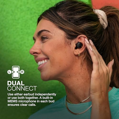Black JLab Go Air Pop Wireless Earbuds, IPX4