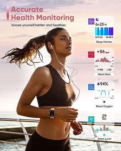 Fitpolo Smart Watch for Women - Alexa Built-In