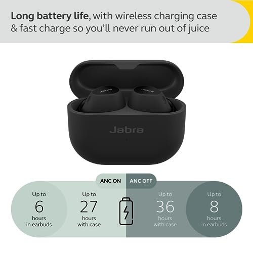 Jabra Elite 10 True Wireless Earbuds - Active Noise Canceling