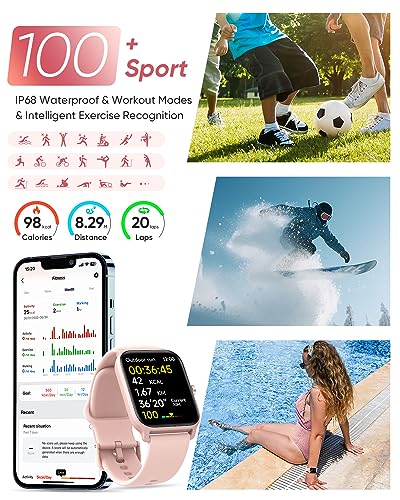 Fitpolo Smart Watch for Women - Alexa Built-In
