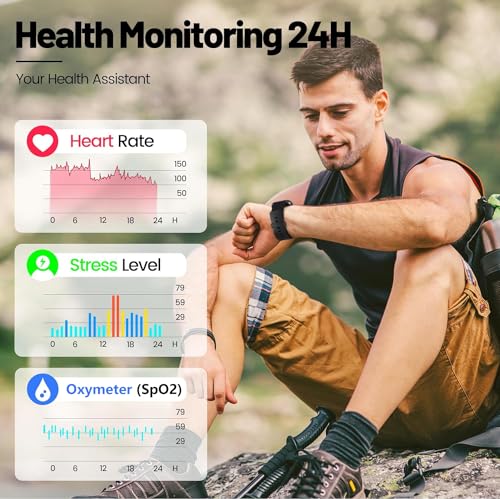 Hoowel Smartwatch with Alexa, Heart Rate, Sleep Monitor