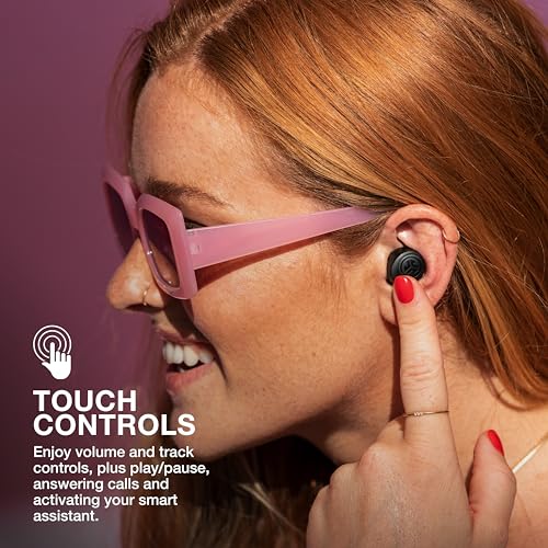 Black JLab Go Air Pop Wireless Earbuds, IPX4