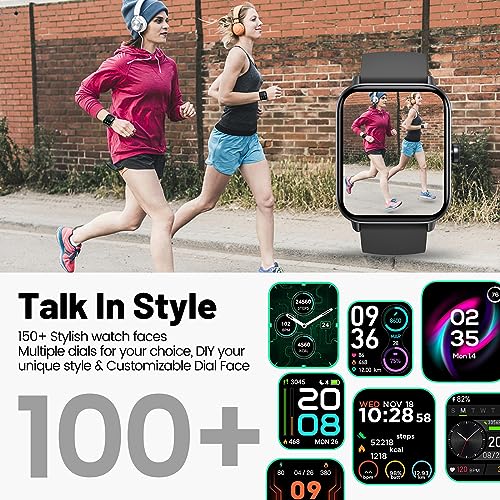 Hoowel Smartwatch with Alexa, Heart Rate, Sleep Monitor