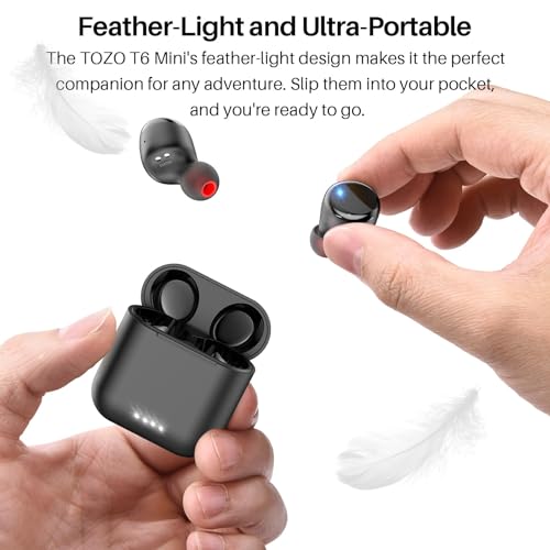 TOZO T6 Wireless Earbuds Bluetooth 5.3 - 50Hrs Playtime