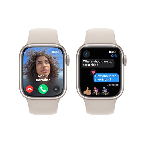 Apple Watch 9 [GPS 41mm] Smartwatch, Fitness Tracker, ECG