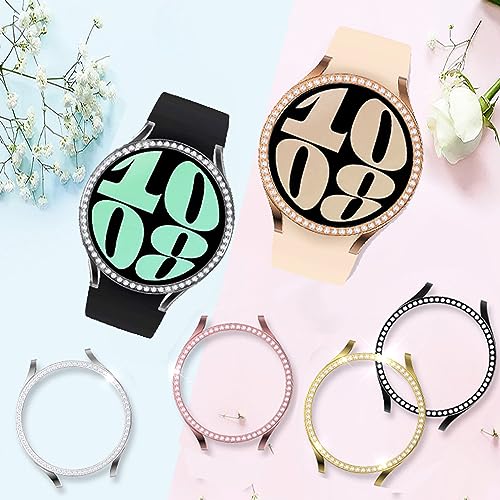 ALMNVO Samsung Galaxy Watch Case & Screen Protector Pack