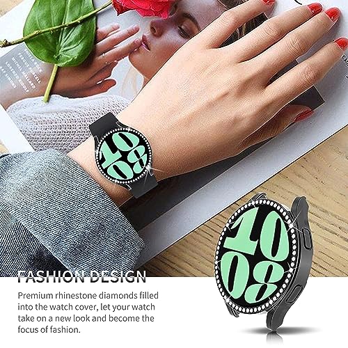 ALMNVO Samsung Galaxy Watch Case & Screen Protector Pack